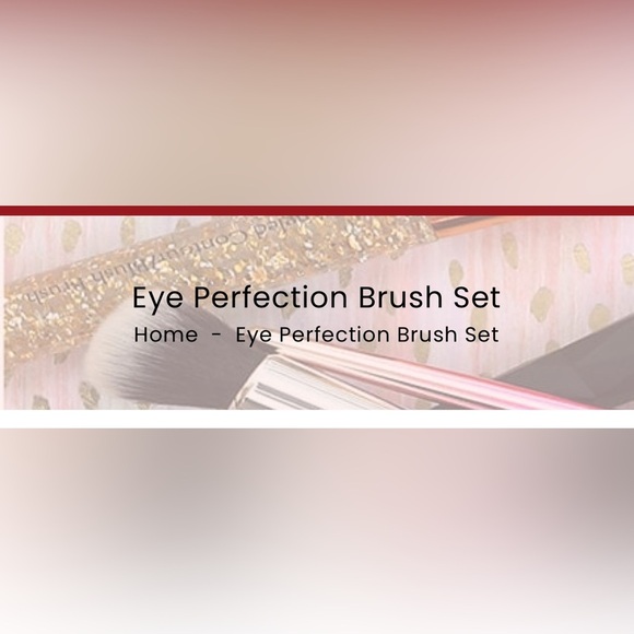 F.A.R.A.H Silver Makeup Eye Perfection Brush Set - Picture 4 of 9